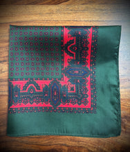 Carica l'immagine nel visualizzatore di Gallery, Pochette vintage in seta lilla con motivo paisley, realizzata in Inghilterra