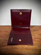 Charger l'image dans la galerie, Madelios Paris portefeuille vintage en cuir bordeaux