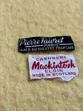 Load image into Gallery viewer, Mackintosh écharpe jaune en pur cachemire Made in Scotland