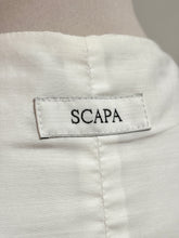 Load image into Gallery viewer, Scapa gilet à carreaux en lin et coton 48/M