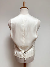 Charger l'image dans la galerie, Suitsupply gilet Ferrara gris en laine lin et soie 48