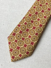 Charger l'image dans la galerie, Charles Malignon cravate vintage en soie à motif paisley Made in Switzerland