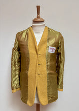 Charger l'image dans la galerie, Harris Tweed X Jodhpur blazer vintage jaune femme 100% laine 36