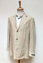 Charger l'image dans la galerie, Lucas Delli blazer à rayures en lin 52