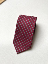 Charger l'image dans la galerie, A.Ugolini Firenze cravate bordeaux paisley en laine