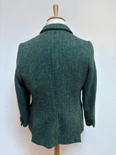 Charger l'image dans la galerie, Harris Tweed blazer femme vintage à chevron 100% laine 38/40 FR