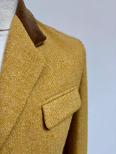 Charger l'image dans la galerie, Harris Tweed X Jodhpur blazer vintage jaune femme 100% laine 36