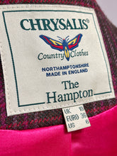 Načíst obrázek do prohlížeče Galerie, Chrysalis The Hampton manteau femme en tweed Anglais en laine vierge Taille 36 Made in England