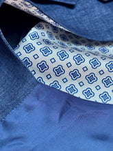 Charger l'image dans la galerie, Scapa costume bleu trois pièces 100% lin 48