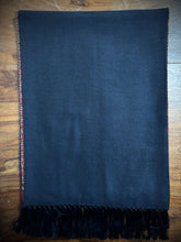 Charger l'image dans la galerie, Pica Milano foulard vintage double face en laine et soie Made in Italy