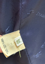 Charger l'image dans la galerie, Manteau croisé vintage polo coat en 100% laine 52