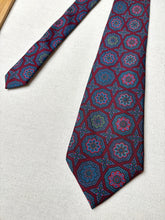 Lade das Bild in den Galerie-Viewer, Charles Hill X M. Bardelli Milano cravate en soie à motif géométrique Made in England