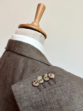 Charger l'image dans la galerie, Suitsupply costume vintage trois pièces 100% lin Ormezzano 48