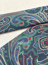 Načíst obrázek do prohlížeče Galerie, Phist Clothing cravate marine vintage à motif floral Made in Italy