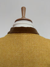 Charger l'image dans la galerie, Harris Tweed X Jodhpur blazer vintage jaune femme 100% laine 36
