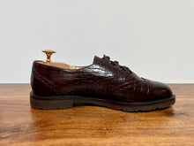 Carica l'immagine nel visualizzatore di Gallery, Walter shoes derby femme en cuir marron Made in Italy 36 FR