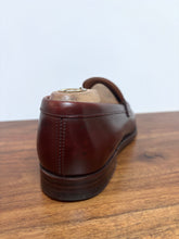 Carica l'immagine nel visualizzatore di Gallery, Bowen mocassins bordeaux en cuir lisse 7 UK/41 FR