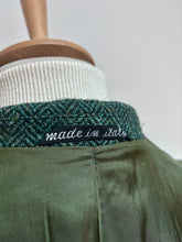 Charger l'image dans la galerie, Harris Tweed blazer femme vintage à chevron 100% laine 38/40 FR