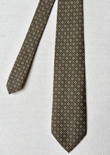 Load image into Gallery viewer, Caleffi Roma cravate en soie à motif géométrique Made in Italy