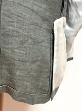 Lade das Bild in den Galerie-Viewer, Suitsupply blazer gris en pur lin Solbiati modèle Havana Patch L