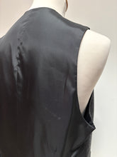 Charger l'image dans la galerie, Gilet de costume gris vintage en flanelle de laine 52/54