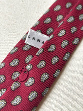 Charger l'image dans la galerie, A.Ugolini Firenze cravate bordeaux paisley en laine