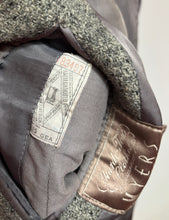 Afbeelding in Gallery-weergave laden, Harris Tweed manteau classique tweed raglan en pure laine Made in USA