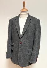 Load image into Gallery viewer, Harris Tweed X Charles Robertson blazer en laine à chevrons 54