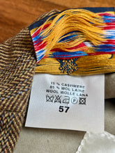 Charger l'image dans la galerie, Old England Paris casquette vintage à carreaux en laine et cachemire 57