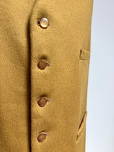 Charger l'image dans la galerie, Frederick Theak gilet de costume jaune en pure laine vierge Made in England 54