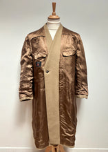 Charger l'image dans la galerie, Mavest Paris manteau beige croisé à chevrons en laine Made in France