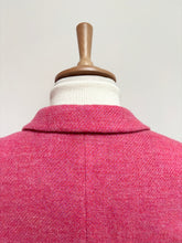 Charger l'image dans la galerie, Curling Paris blazer femme vintage rose en laine Harris Tweed 44