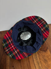 Charger l'image dans la galerie, Scott & Co Hatters casquette vintage à carreaux Deerstalker en laine taille 57