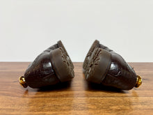 Carica l'immagine nel visualizzatore di Gallery, Walter shoes derby femme en cuir marron Made in Italy 36 FR