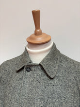 Afbeelding in Gallery-weergave laden, Harris Tweed manteau classique tweed raglan en pure laine Made in USA