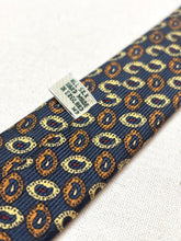 Charger l'image dans la galerie, Ricchetti X Drake's cravate bleue en soie à motif paisley Made in England