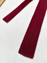 Načíst obrázek do prohlížeče Galerie, Duo de cravates vintage en tricot de soie
