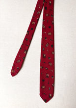 Lade das Bild in den Galerie-Viewer, Trio de cravates vintage all wool twill et soie Diony's / BWA Ltd Macclesfield England