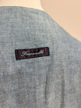 Charger l'image dans la galerie, Façonnable gilet vintage bleu marine 100% coton