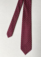 Charger l'image dans la galerie, A.Ugolini Firenze cravate bordeaux paisley en laine