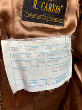 Charger l'image dans la galerie, R. Caruso manteau en laine à carreaux 52 Made in Italy