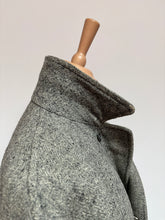 Afbeelding in Gallery-weergave laden, Harris Tweed manteau classique tweed raglan en pure laine Made in USA