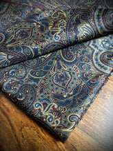 Charger l'image dans la galerie, Leonardo Strelli X Tie Rack écharpe double face vintage en laine et soie Made in Italy