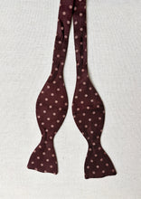 Charger l'image dans la galerie, Duo de noeuds papillon en soie vintage