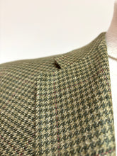 Lade das Bild in den Galerie-Viewer, E. Thomas blazer pied de poule en laine lin et soie 52