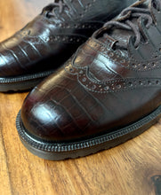 Carica l'immagine nel visualizzatore di Gallery, Walter shoes derby femme en cuir marron Made in Italy 36 FR