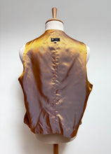 Charger l'image dans la galerie, Frederick Theak gilet de costume jaune en pure laine vierge Made in England 54