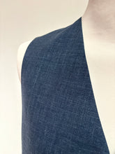 Lade das Bild in den Galerie-Viewer, Benvenuto gilet bleu en laine et lin 54