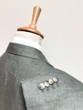 Lade das Bild in den Galerie-Viewer, Suitsupply blazer gris en pur lin Solbiati modèle Havana Patch L