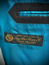 Charger l'image dans la galerie, Loro Piana blazer marron et bleu à carreaux fenêtre en laine super 120 Taille 52